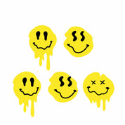 Drip Smileys | All-over Transferfolie