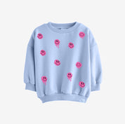 Drip Smileys Pink | All-Over Transferbogen