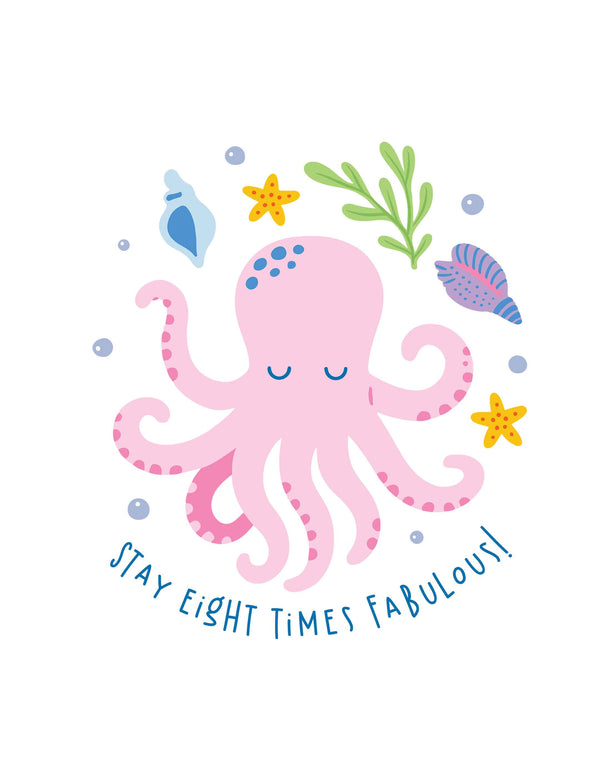 Stay Eight Times Fabulous - Ocean Dreamers – Bügelbild