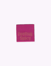 Feeling Spicy | Gewebtes Nählabel