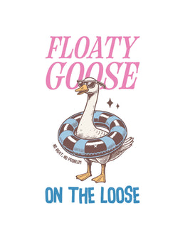 Floaty Goose – Summer Goose Club – Bügelbild