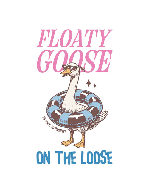 Floaty Goose – Summer Goose Club | Bügelbild