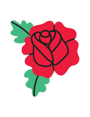 Rebel Rose - Carousel Clash | Bügelbild