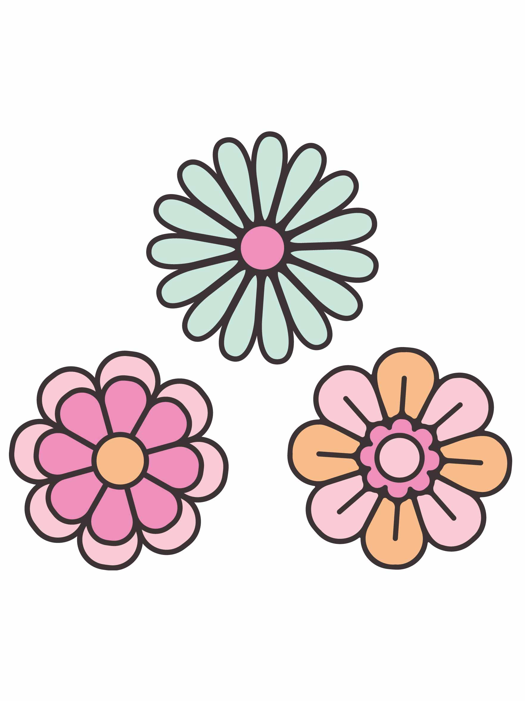 Western Flowers | All-over Transferfolie