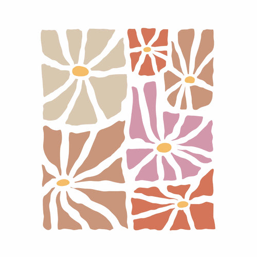 Flowers - Boho Herbst | Bügelbild