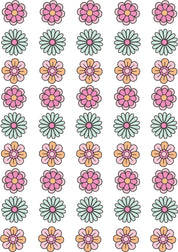 Western Flowers | All-over Transferfolie