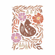 Fuchs – Boho-Herbst-Bügelbild