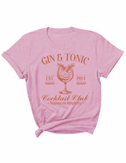 Gin Tonic – Sommercocktails – Kleidungstransfers