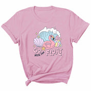 Go with the Float - Pink Summer | Bügelbild