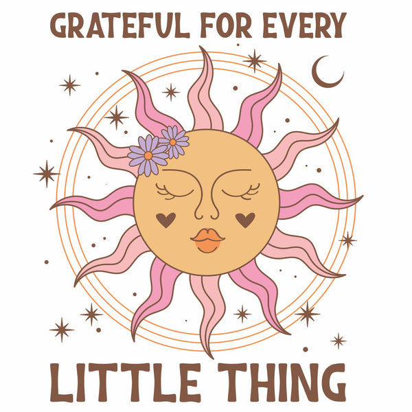 Grateful - Celestial – Bügelbild