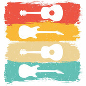 Vintage Gitarre - Jungen Kleidung Transfers