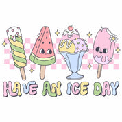 Have an ice day - Pink Summer | Bügeltransfer
