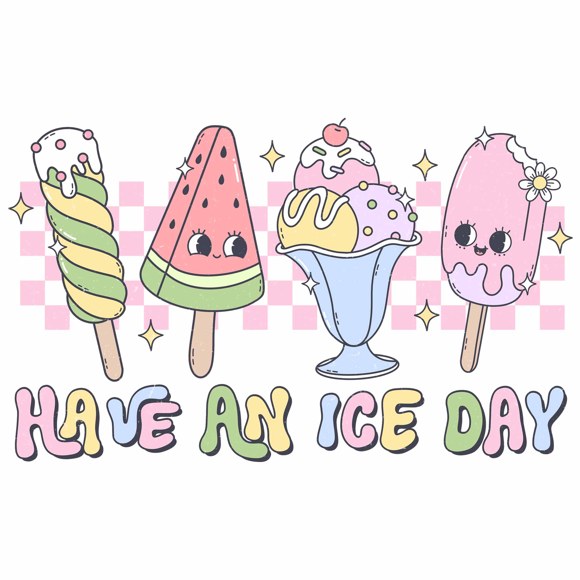 Have an ice day - Pink Summer | Bügeltransfer
