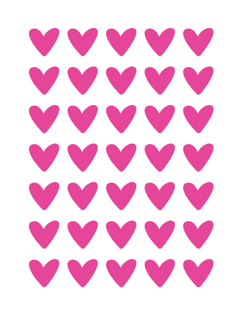Hearts Pink Punch | Allover-Transferfolie
