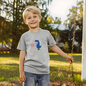 Hello Dude Blue Dino | Bügelbilder