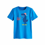 Hello Dude Blue Dino | Bügelbilder