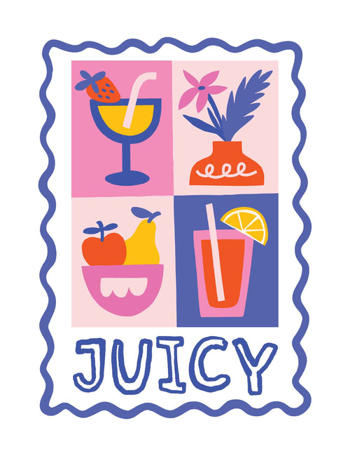 Juicy Moments - Juicy Summer Club | Bügelbild