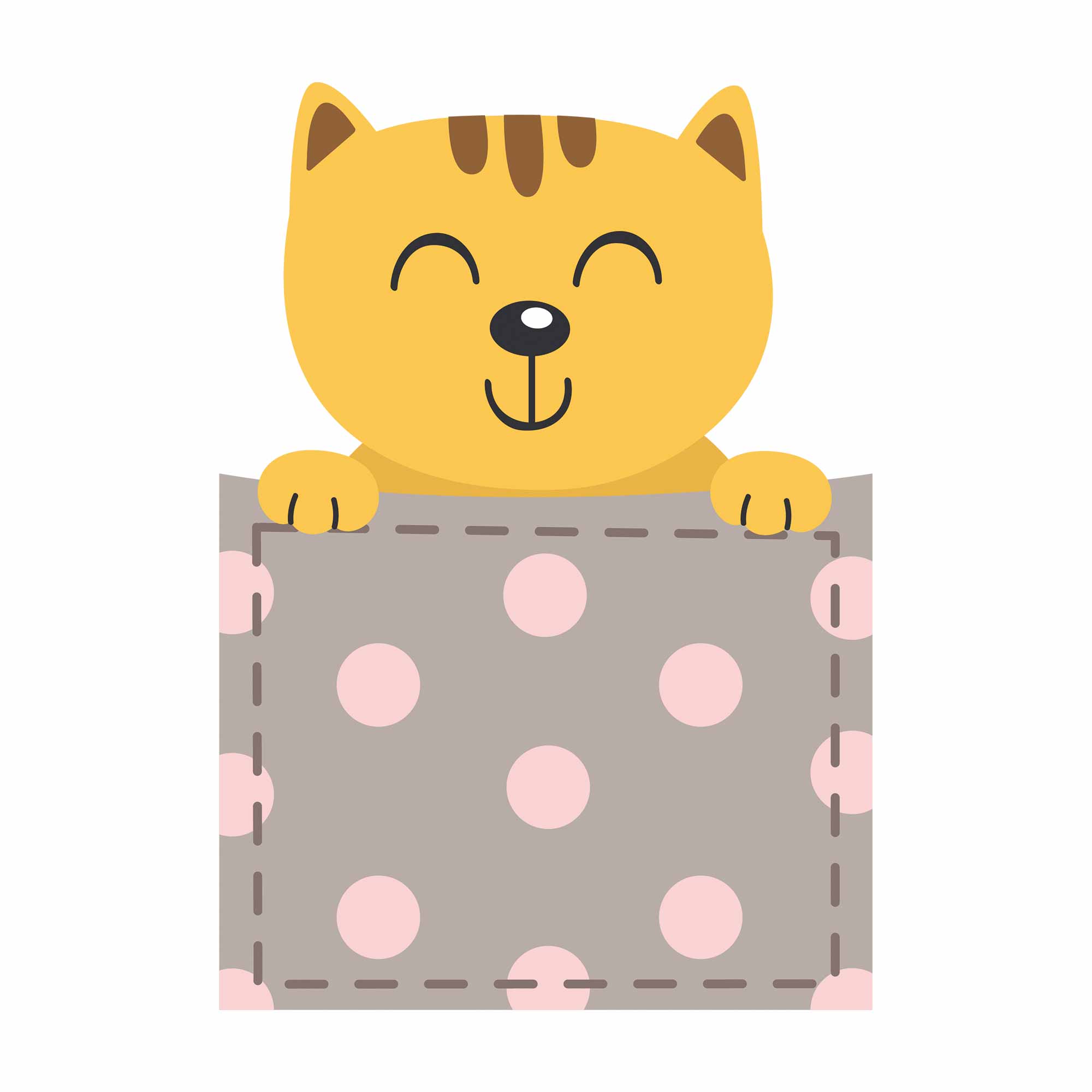 Katze - Pocket Fun | Bügelbild