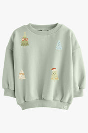 Weihnachtsbäume Boys Grün – All-over-Transferbogen