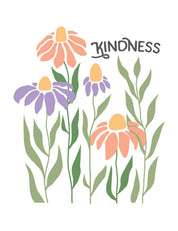 Kindness - Blume | Bügelbild