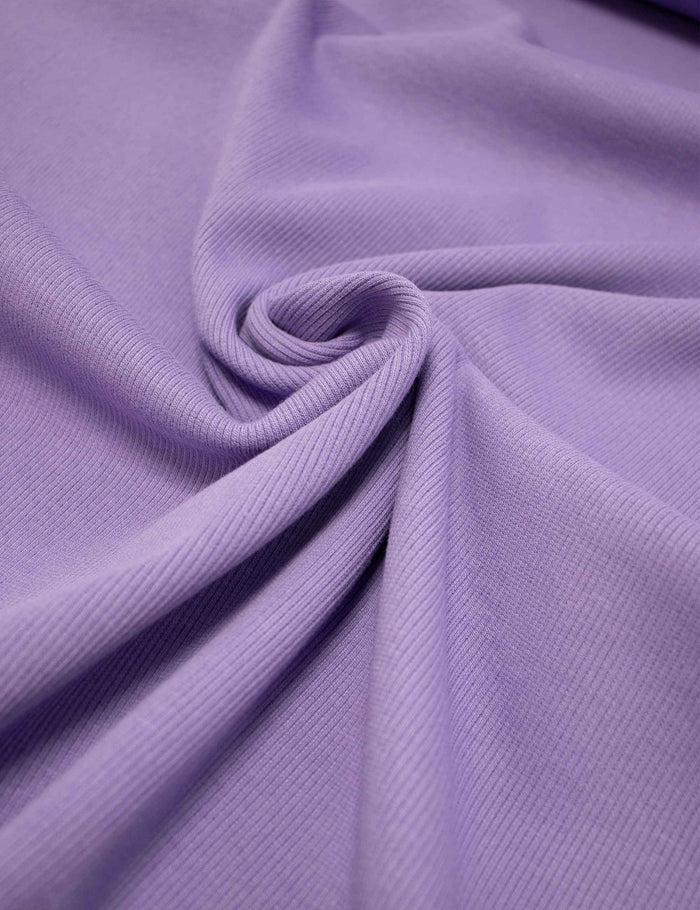 Lavender Purple | 2x1 Rippbündchen | 125cm breit