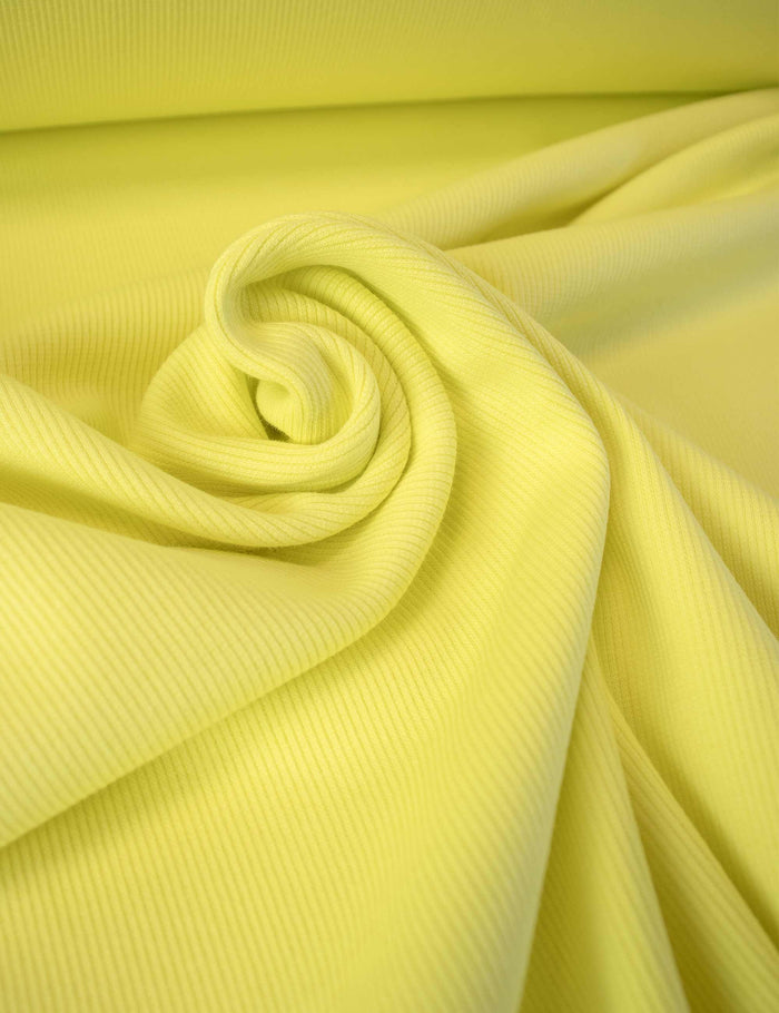 Lemon Haze | 2x1 Rippbündchen | 125cm breit