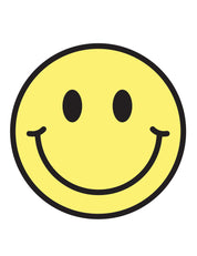 Lemon Haze Smiley | Bügelbilder
