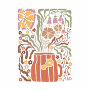 Weniger Attitüde – Boho-Herbst-Bügelbild