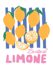 La vita al Limone - Handgezeichnet | Bügeltransfer