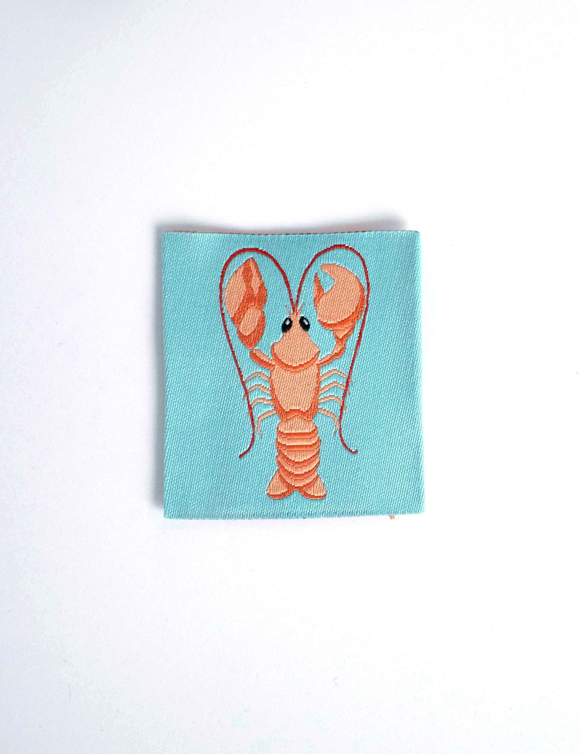 Lobster | Gewebtes Nähetikett