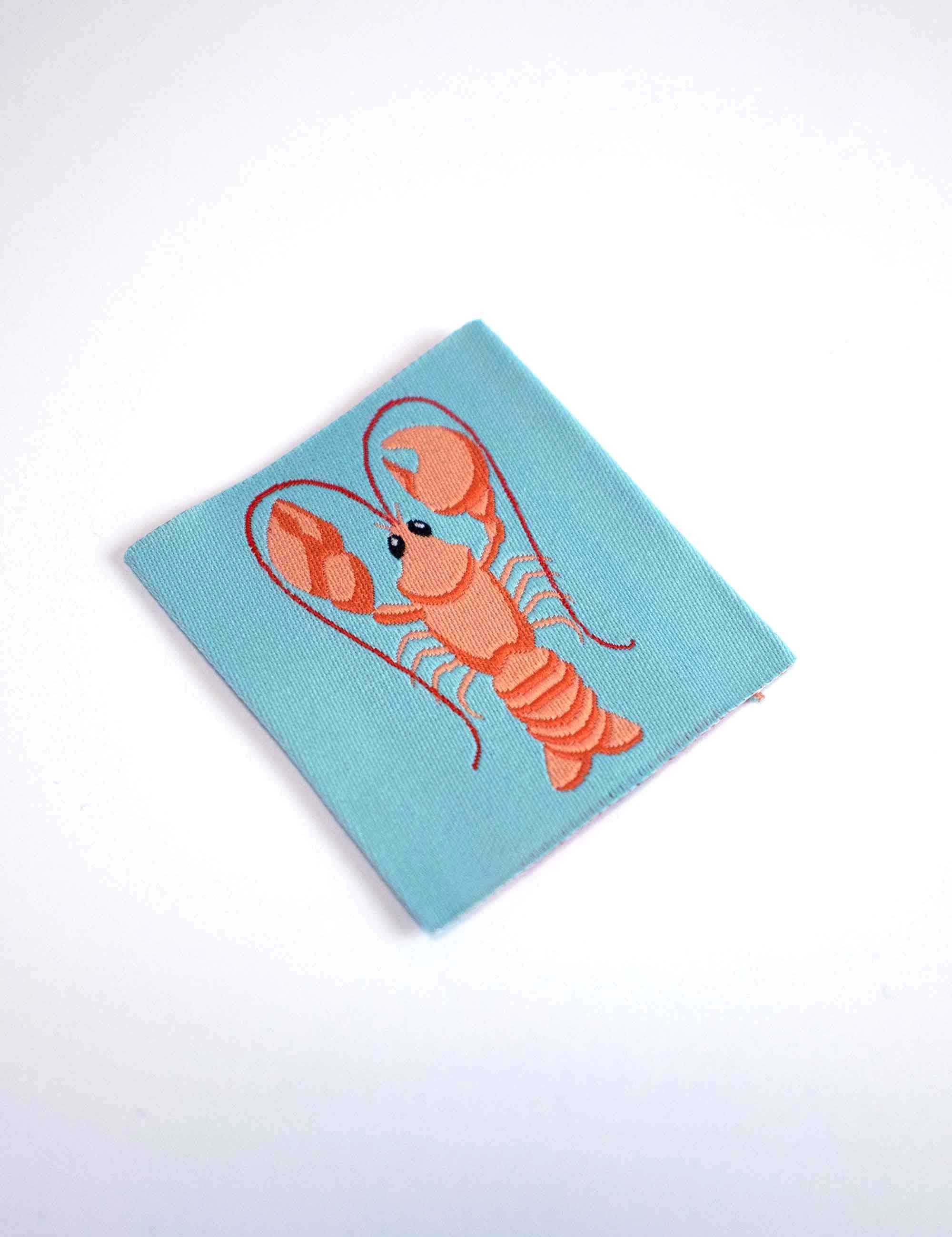 Lobster | Gewebtes Nähetikett