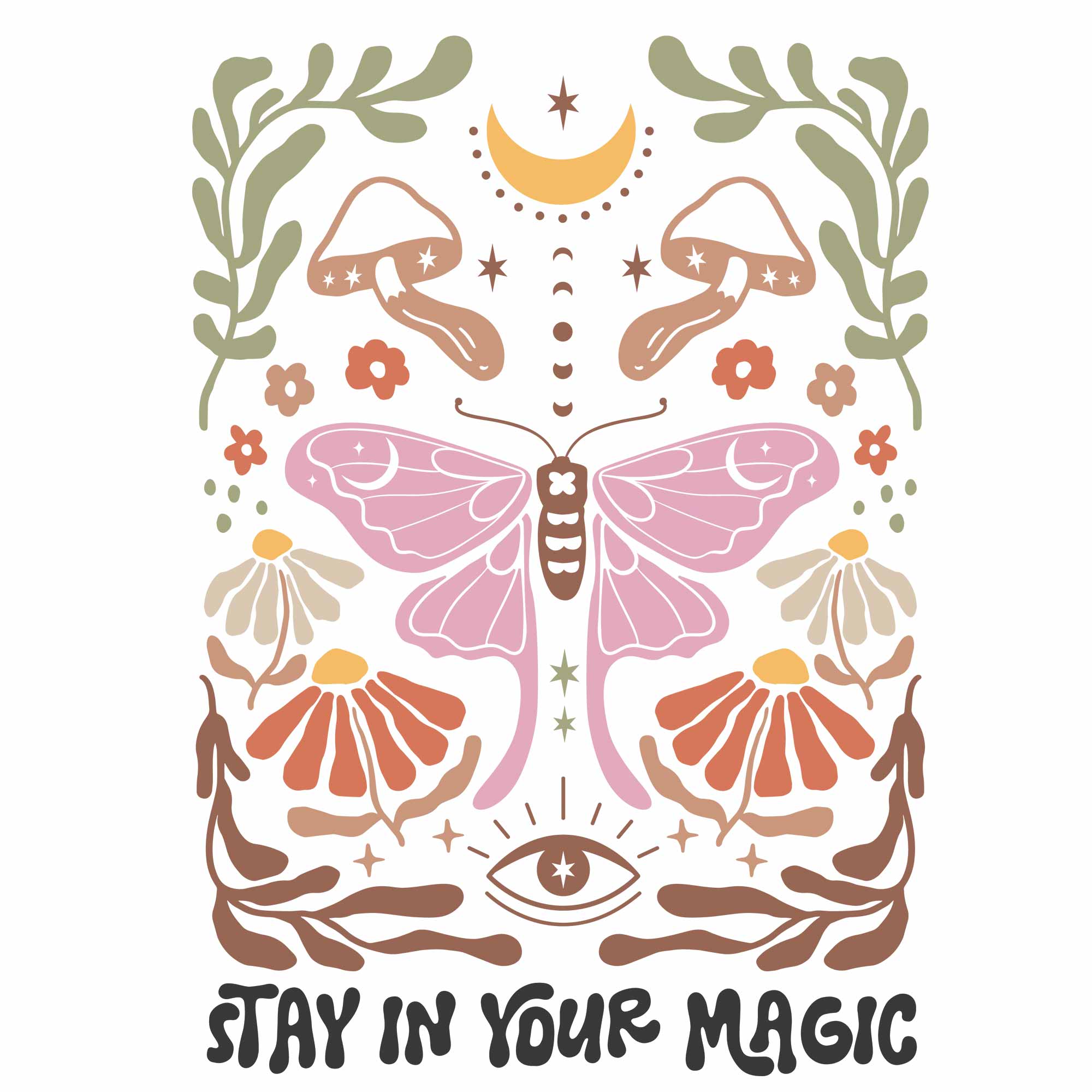 Magic – Boho Fall | Bügelbild
