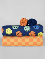 Mixed Moods Nashorn Blau | French Terry | 170 cm breit