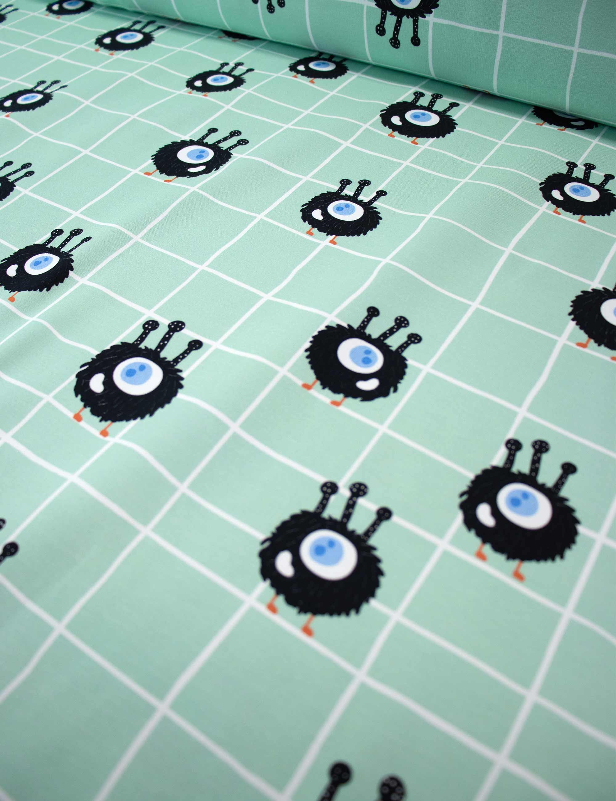 Monster Friends Mint Vibe | French Terry | 170 cm breit