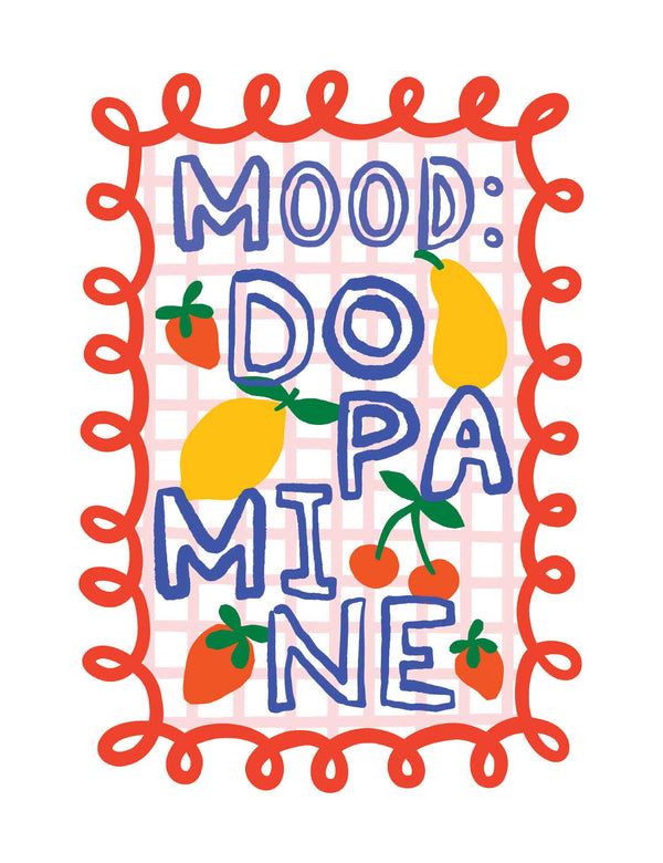 Mood: Dopamine - Juicy Summer Club – Bügelbild – Übersicht