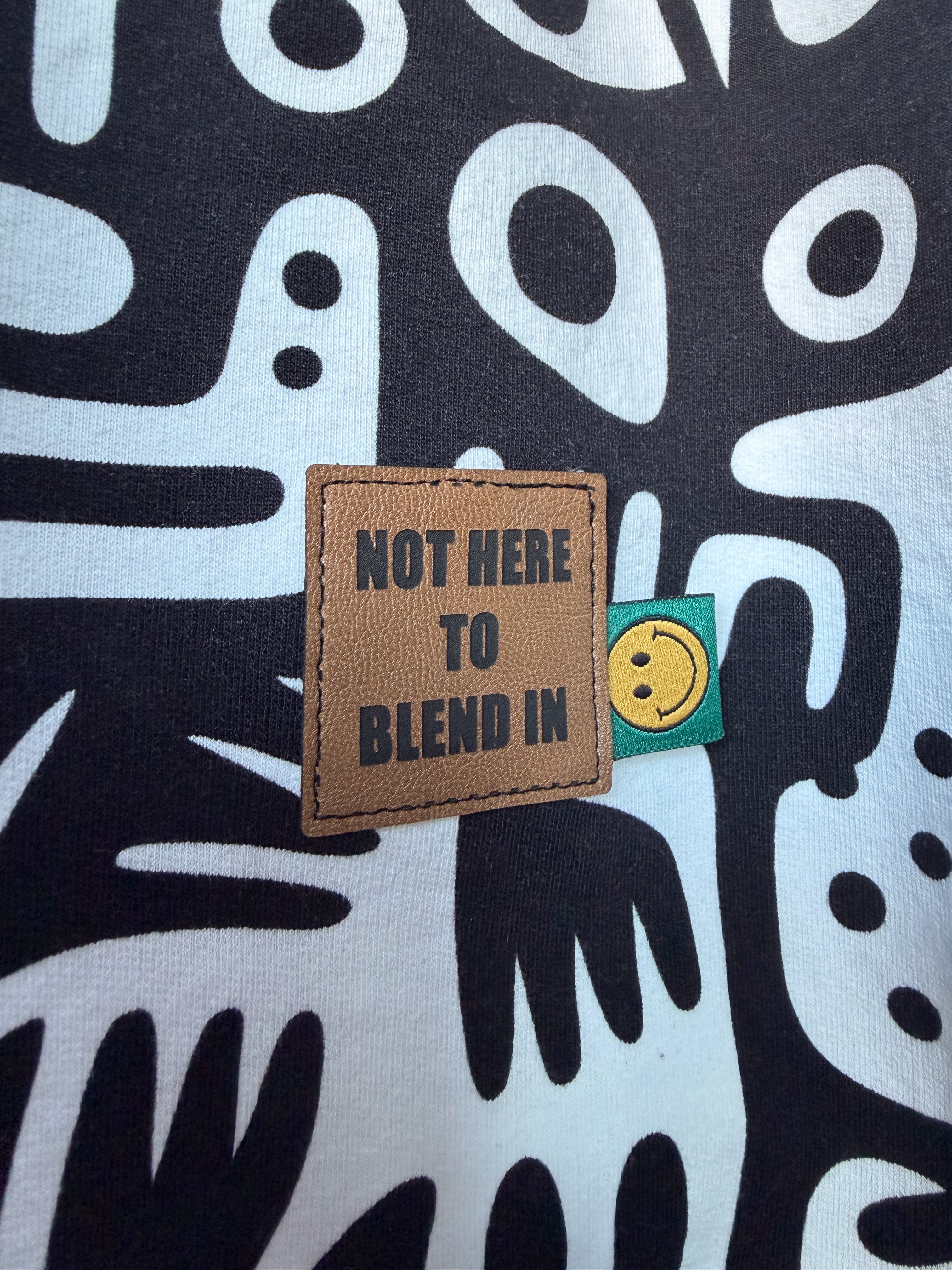 Not Here to Blend In | Kunstlederlabel