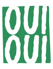 OUI OUI – Handgezeichnet | Bügelbild