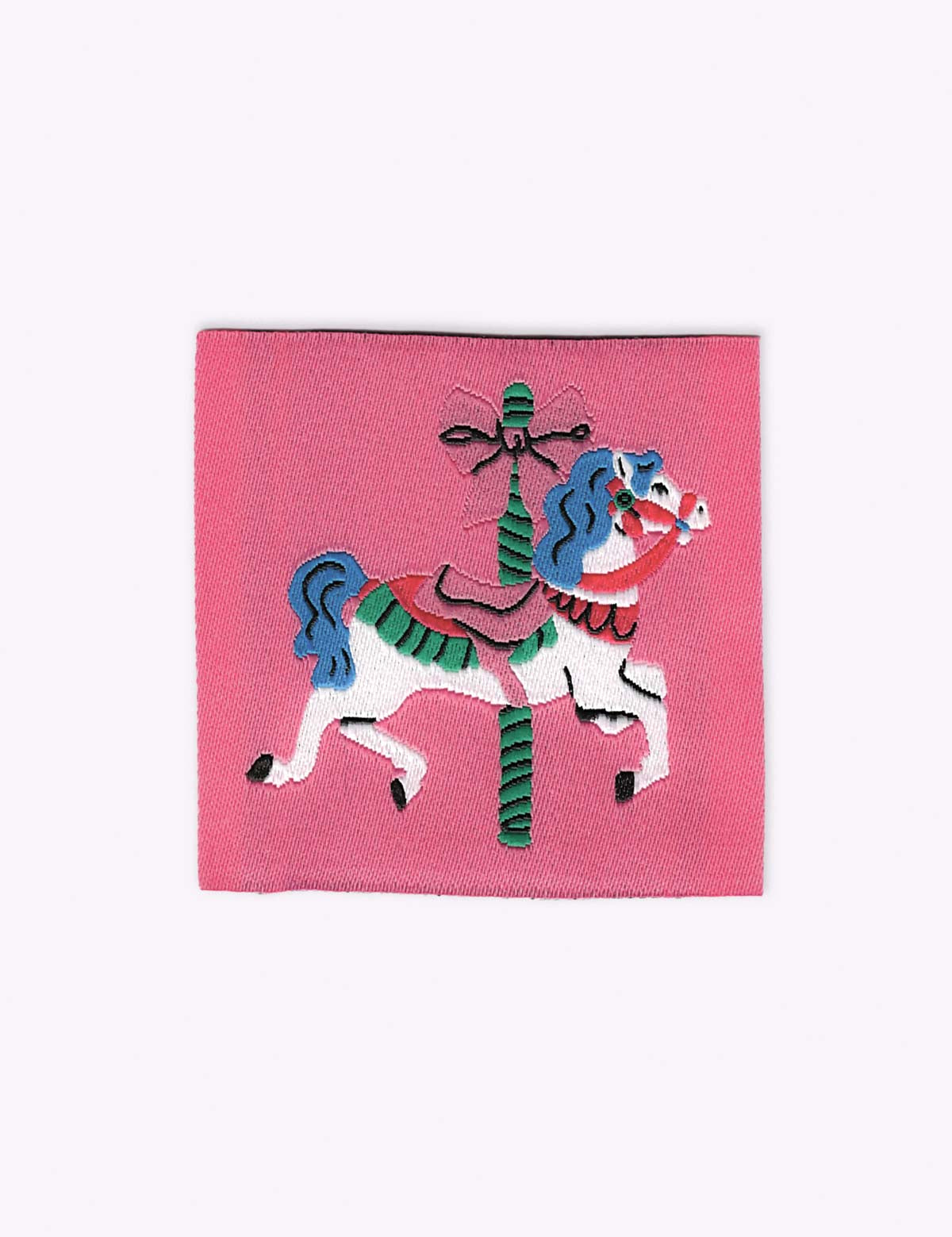 Carousel Horse | Gewebtes Nählabel