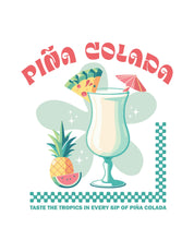 Piña Colada – Cocktail Club | Aufbügelbares Motiv