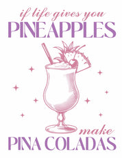 Pina Coladas - Sommer-Cocktails | Bügelbild