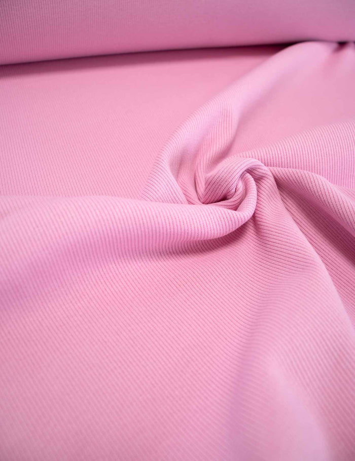 Pink Pearl | 2x1 Rippjersey Bündchenstoff | 125cm breit