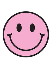 Pink Pearl Smiley | Bügelbilder