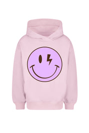 Smiley Lila | Bügelbild