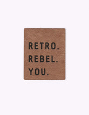 Retro. Rebel. You. | Kunstlederlabel