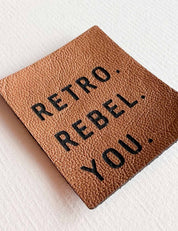 Retro. Rebel. You. | Kunstlederlabel