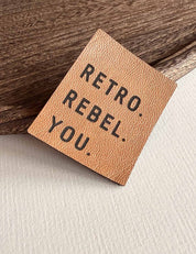 Retro. Rebel. You. | Kunstlederlabel