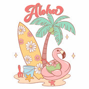 Aloha - Retro Sommerkleidung Transfer