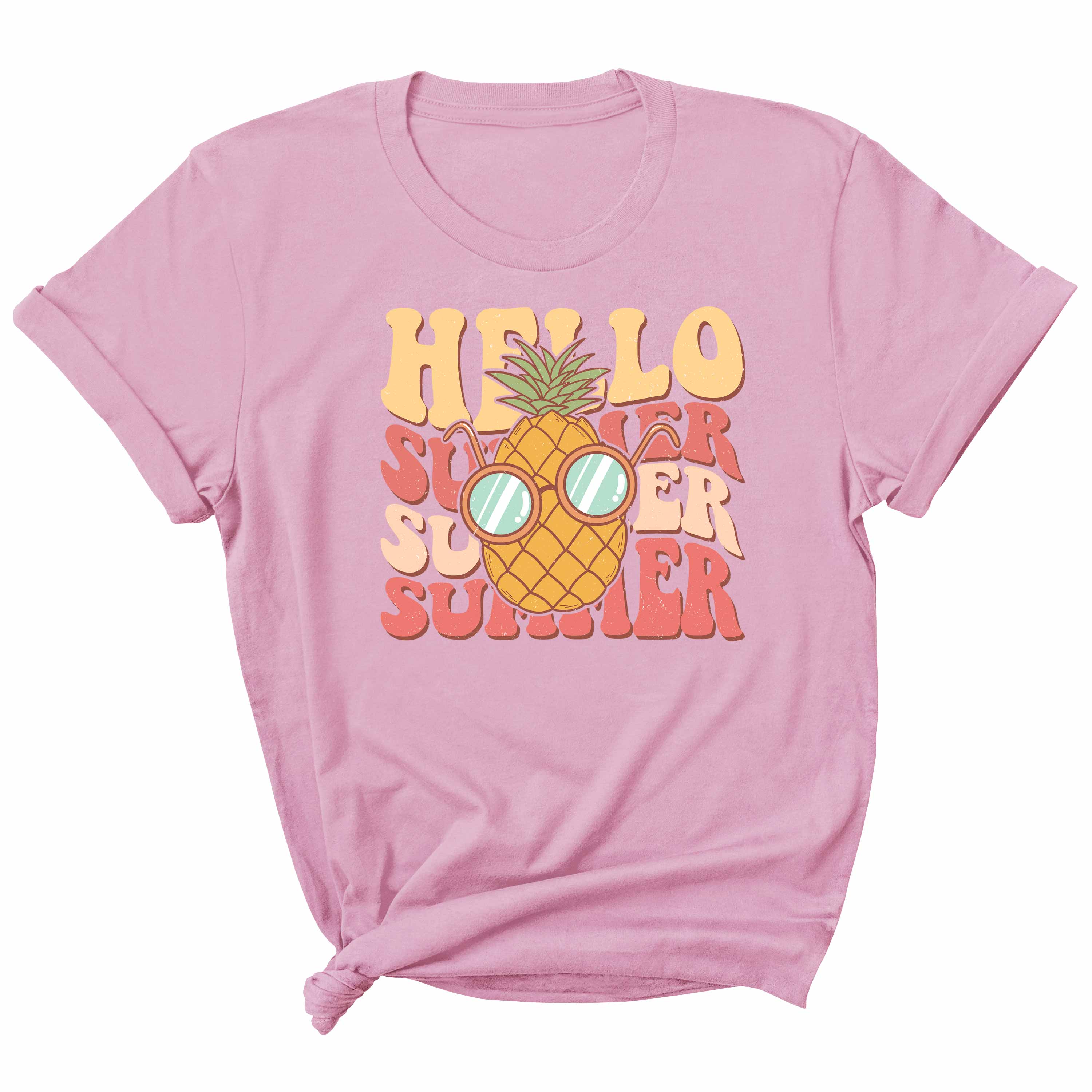 Hallo Sommer - Retro Sommerkleidung Transfer