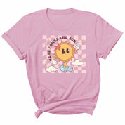 Hier kommt die Sonne - Retro Sommer Kleidung Transfer