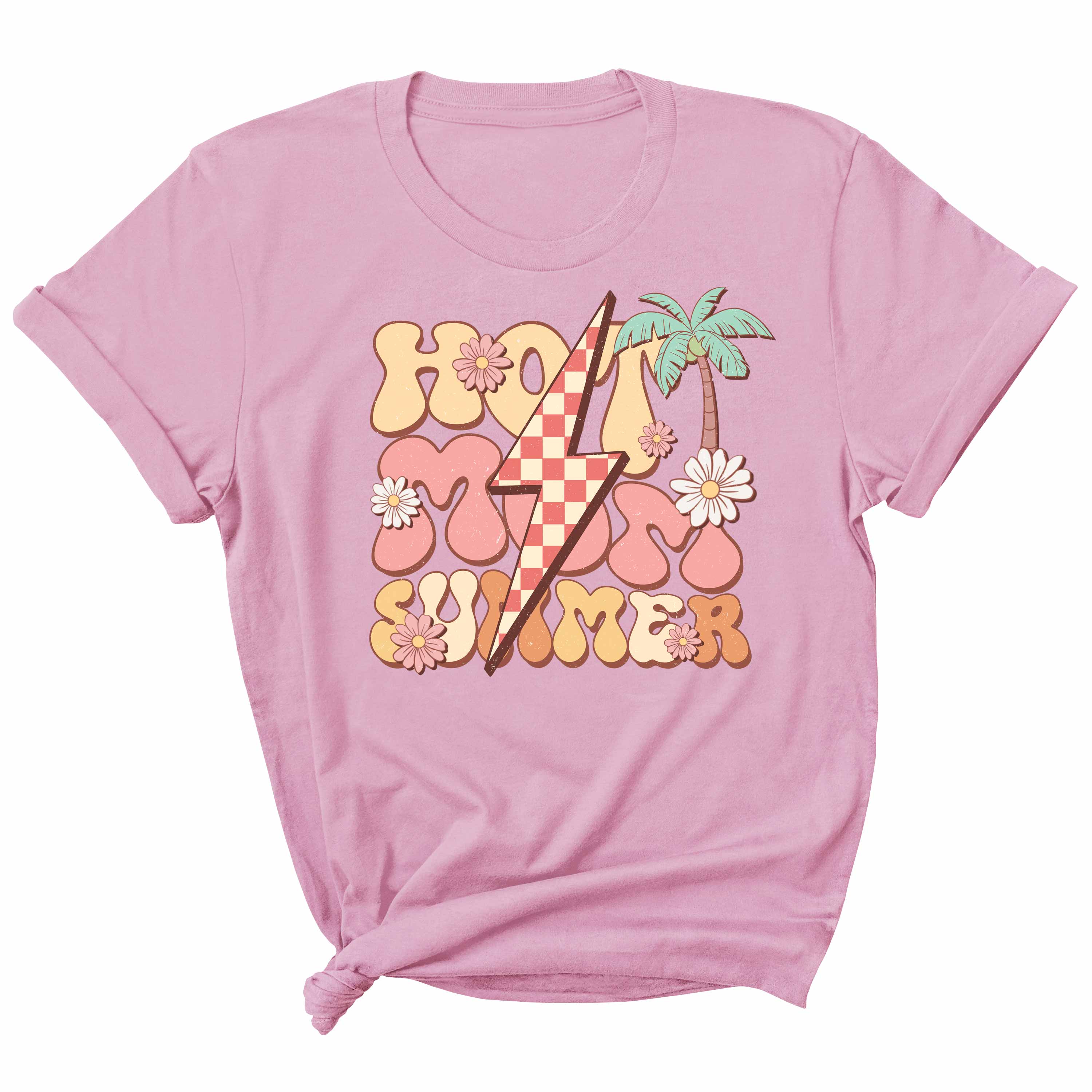 Hot Mom Summer - Retro-Sommerkleidungstransfer